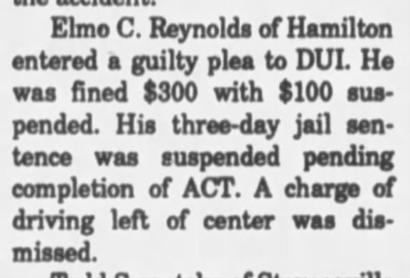 Elmo Charles Reynolds Entered Plea